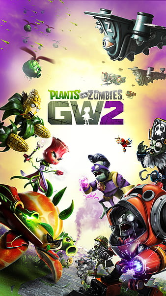 Plants X Zombies GW2, game, plant, zombie, HD phone wallpaper