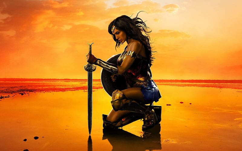 Wonder Woman, 2017 Gal Gadot, Superheroes, HD wallpaper
