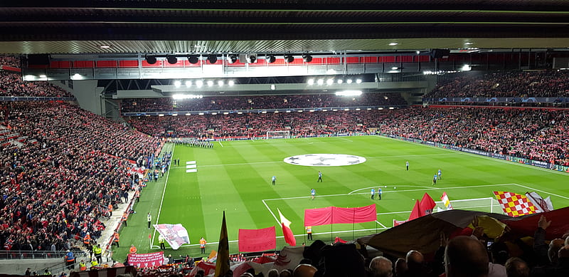 Liverpool, stadium, football, real, player, anfield, HD wallpaper