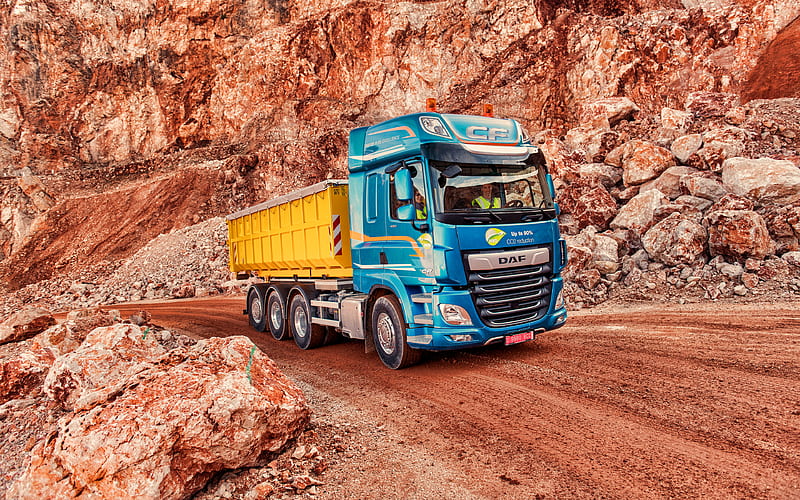 DAF CF 480, R, career, 2019 trucks, cargo transport, 2019 DAF CF, LKW, DAF, HD wallpaper