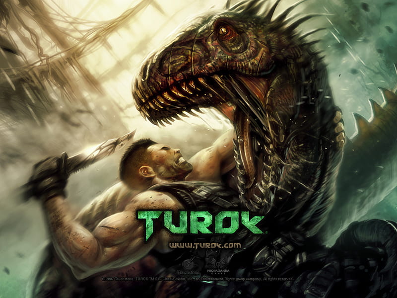 Turok Game, action, dino, game, smile, abi, joy, happy, HD wallpaper