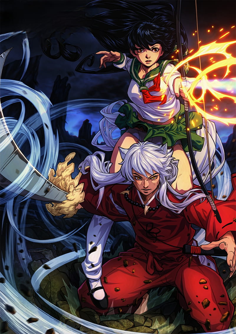 Inuyasha and Kagome an8me HD phone wallpaper  Peakpx