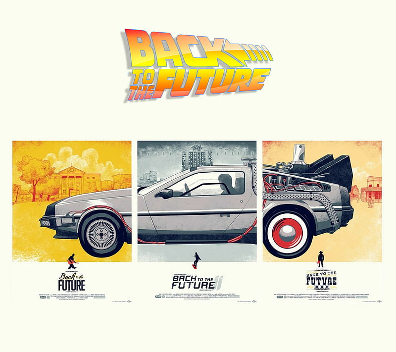 Back To The Future, movies, trilogy, HD wallpaper