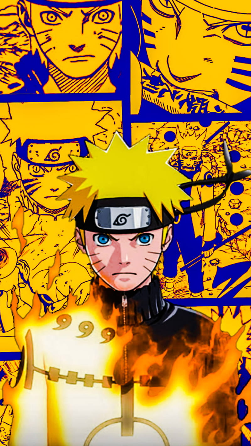 Naruto Uzumaki, lightning, tv series, ninja, black, dark, konoha