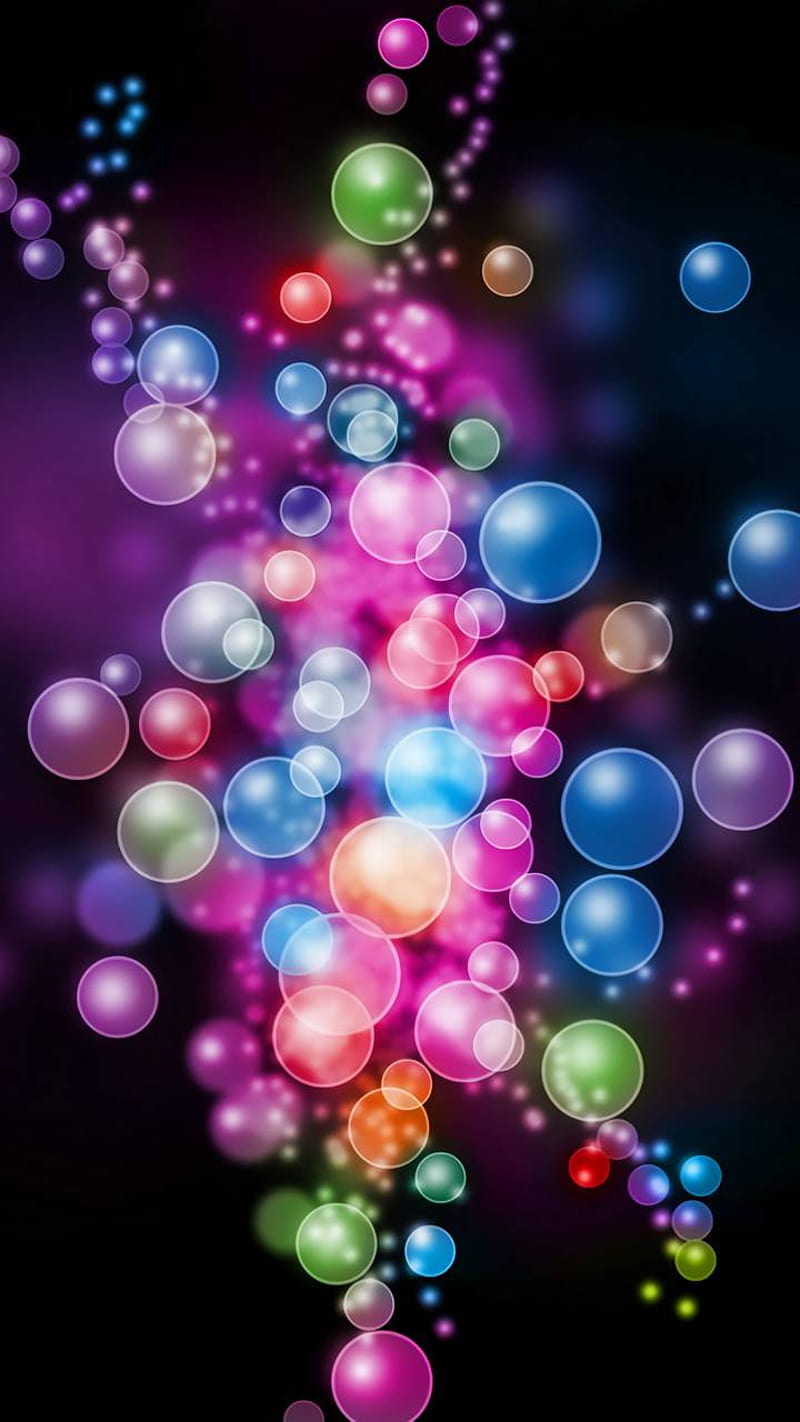 Burbujas, colores, Fondo de pantalla de teléfono HD | Peakpx