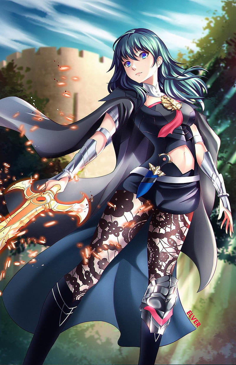 Anime Girl Fantasy Byleth Fire Emblem 4K Wallpaper 42367