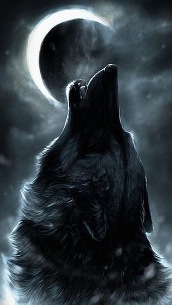 Real Wolves Howling At The Moon