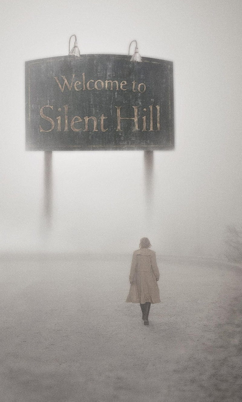 Silent Hill, art, evil, fantasy, fog, horror, mist, road, walk, HD phone wallpaper