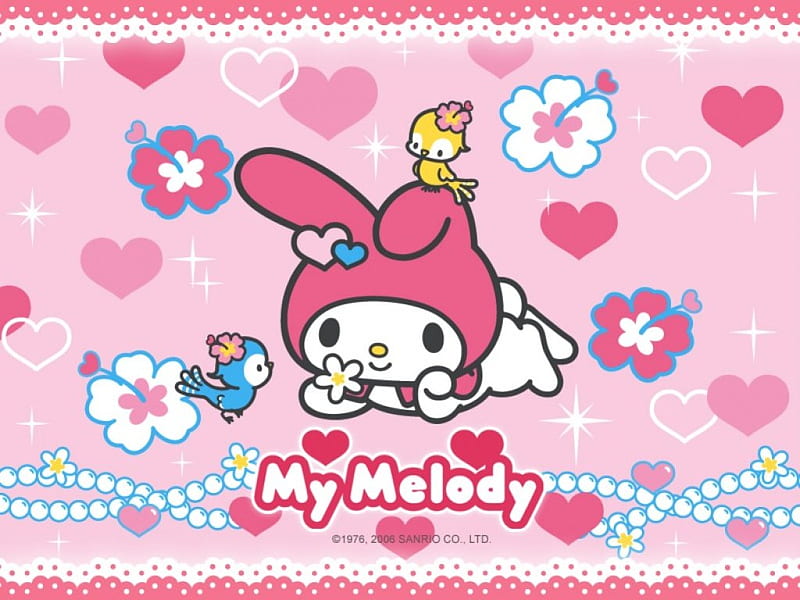 my melody  My melody wallpaper Melody hello kitty Cute laptop wallpaper
