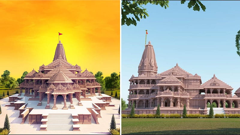 This Is How The Iconic Ram Temple In Ayodhya Will Look Like., Ram Mandir, HD wallpaper