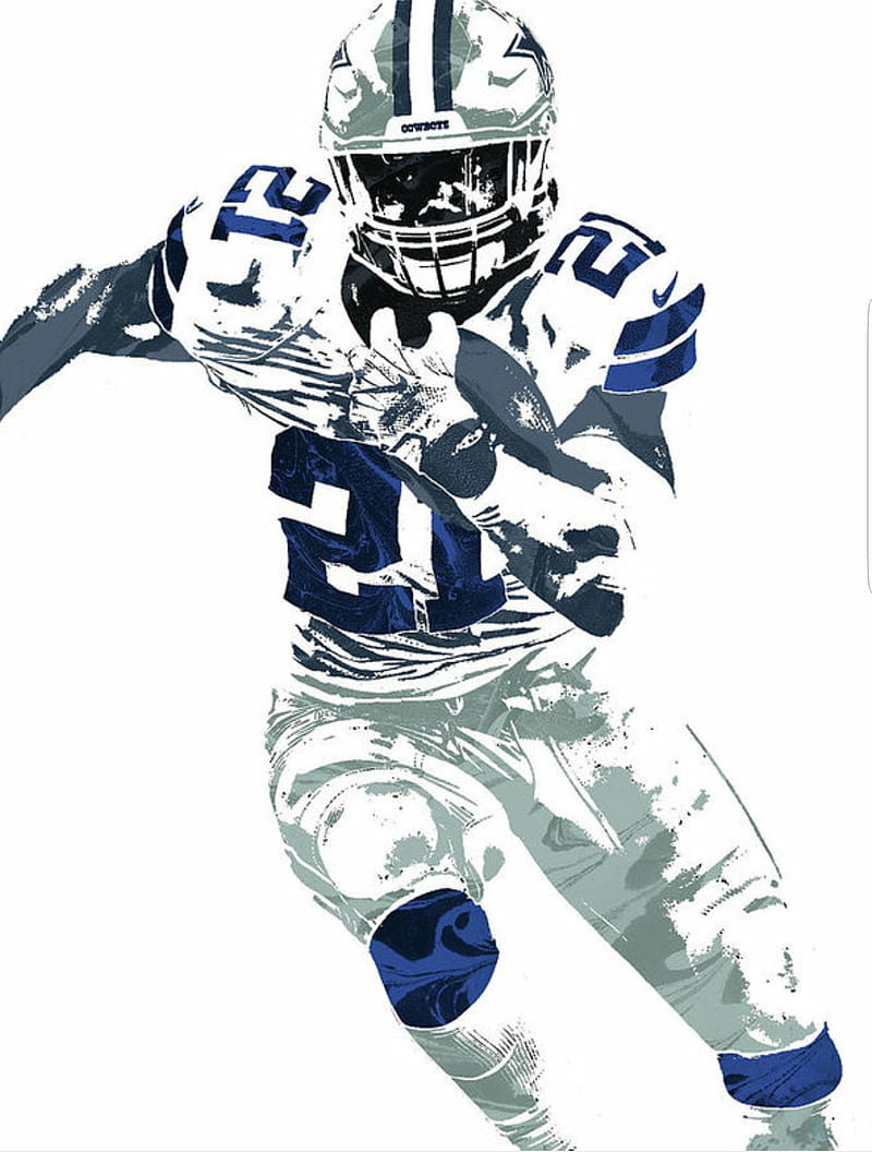 Zeke wallpaper. Lmk how it is. : r/cowboys