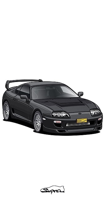 Toyota Drawing, supra, HD phone wallpaper | Peakpx Toyota Drawing, supra, HD phone wallpaper | Peakpx