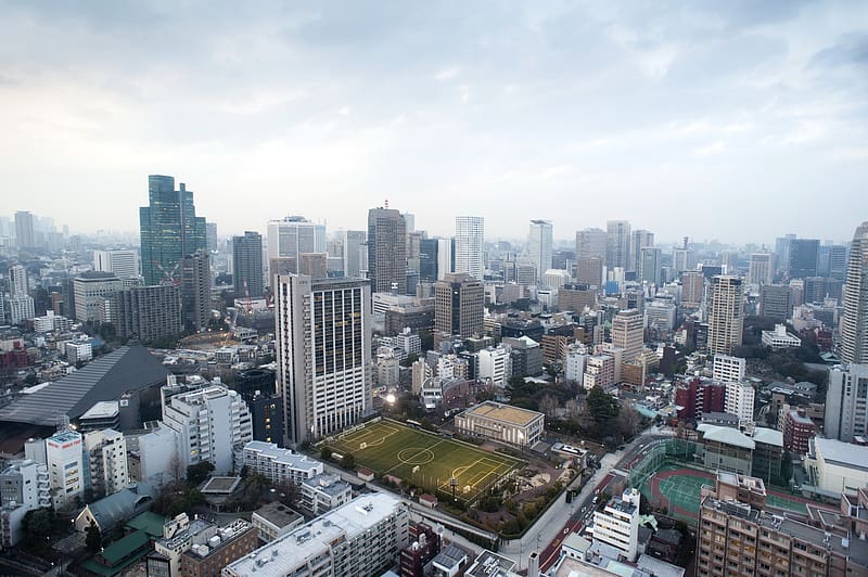 Cities, Architecture, Skyscraper, Building, Japan, Cityscape, Tokyo, HD wallpaper