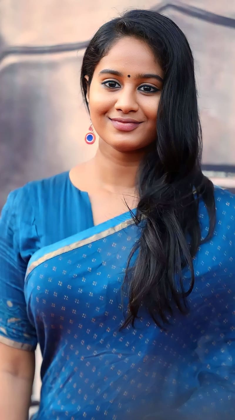 Brigda, tamil actress, saree beauty, HD phone wallpaper | Peakpx