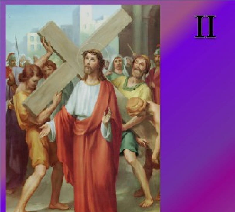 Via Crucis II, christ, jesus, gospel, passion, bible, cross, via crucis, god, HD wallpaper