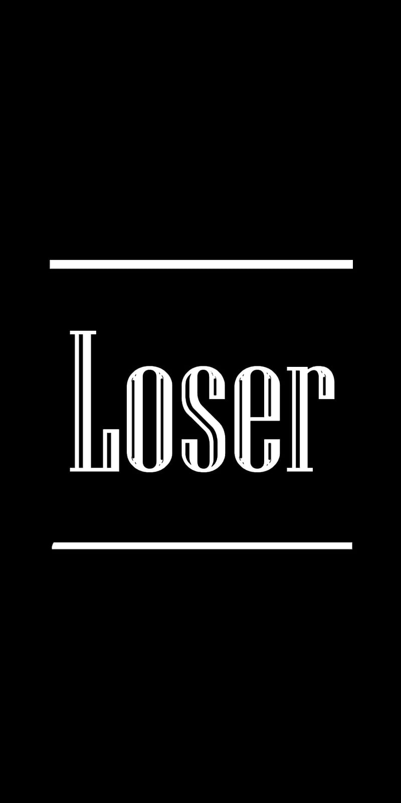 Loser, black, heavy, metal, music, sarcasm, tonight, HD phone wallpaper ...