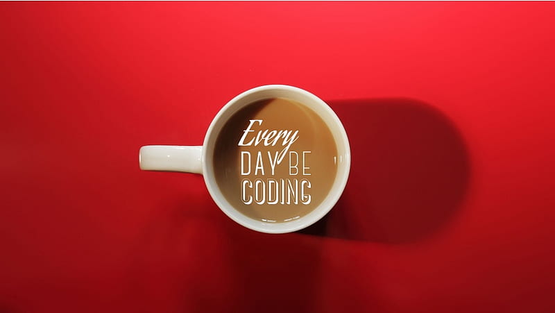 Coding Coffee Cup, HD wallpaper