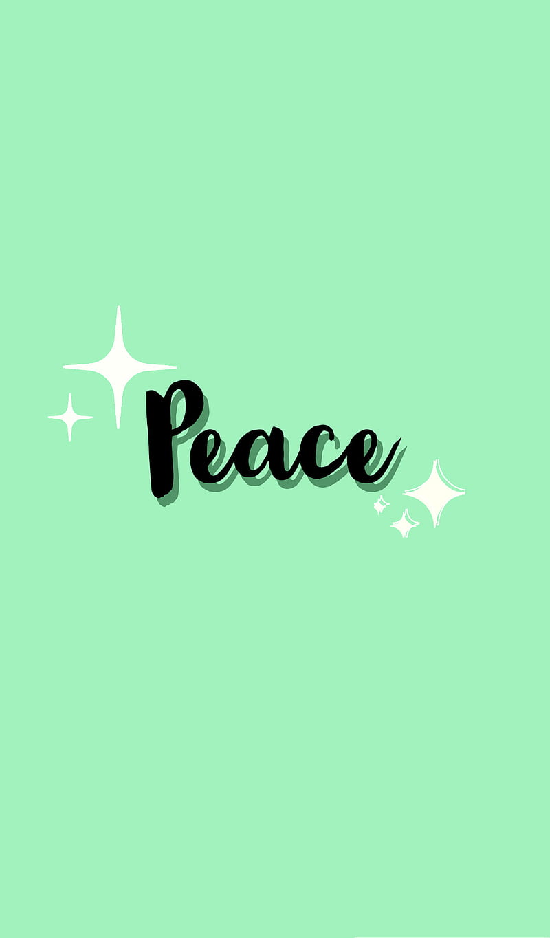 Peace, sparkle, , chill, cool, simple, cute, vibrant colours, peaceful, HD  phone wallpaper | Peakpx
