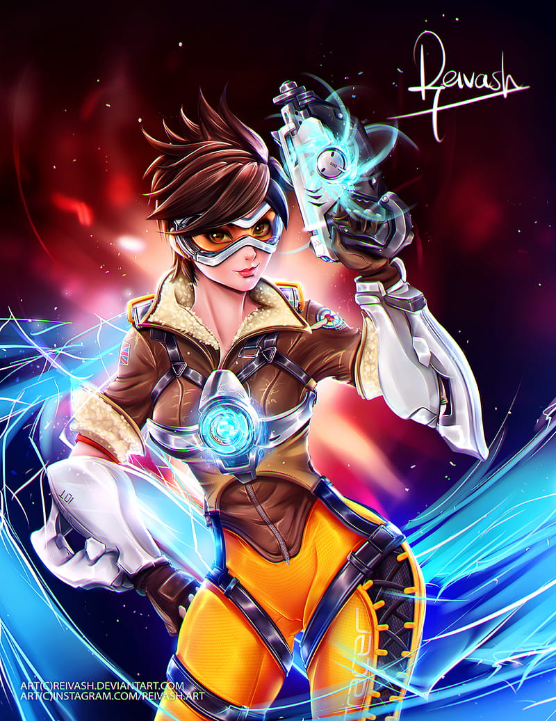 Anime Girls Overwatch Tracer Overwatch Short Hair Video Games Matte finish  Poster Paper Print - Animation & Cartoons posters in India - Buy art, film,  design, movie, music, nature and educational paintings/wallpapers