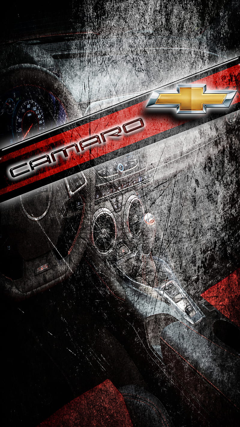 Camaro Red, chevy, drag racing, drive, race, sports car, HD phone wallpaper