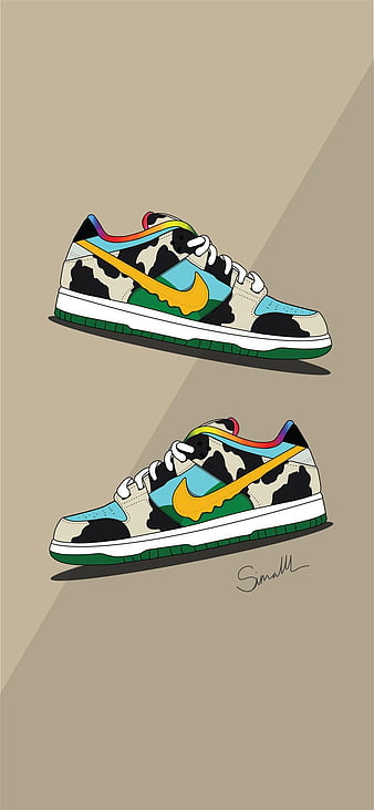 Nike SB Dunk Low Concepts Purple Lobster. Sneakers illustration ...