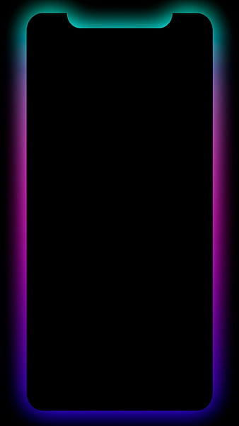 Edges, black, blue, green iphone, pink, purple, screen, HD mobile wallpaper