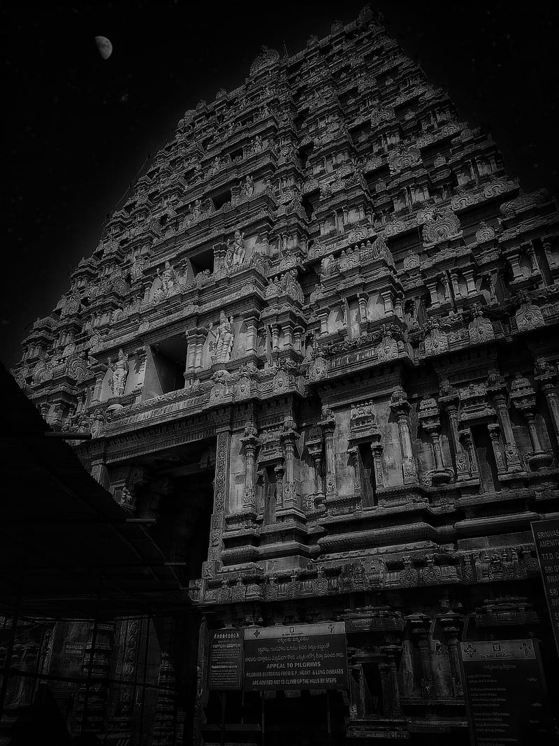 Temple, gopuram, tirupati, HD phone wallpaper