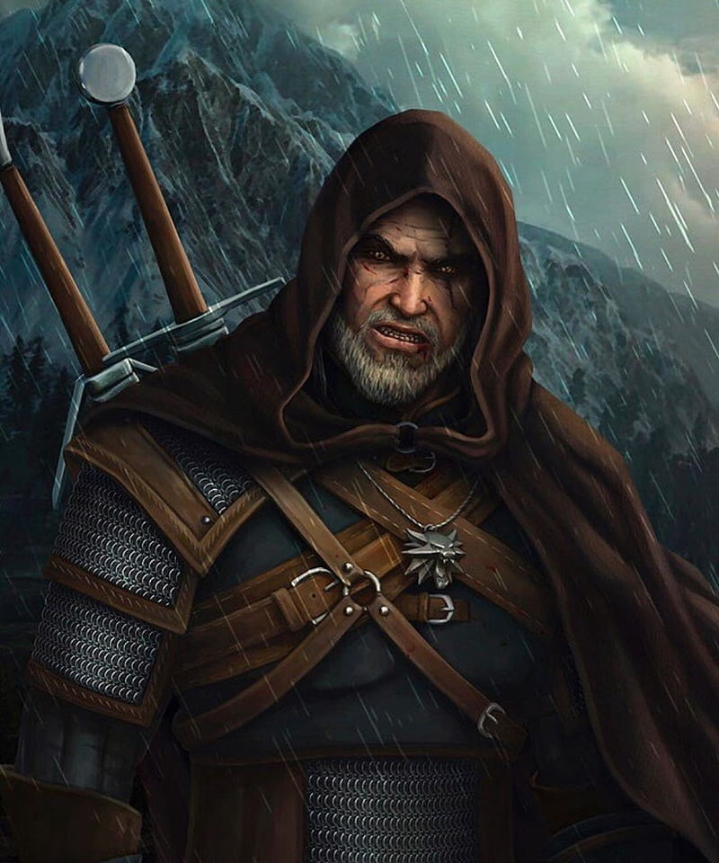 TheWitcher-Geralt, geralt, thewitcher, HD phone wallpaper