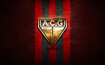 Atletico Paranaense FC, new logo, Serie A, red metal background