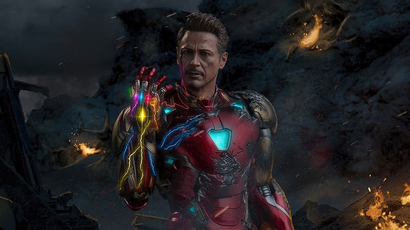 Iron Man Snap Artwork, iron-man, superheroes, artwork, digital-art, artist, behance, HD wallpaper
