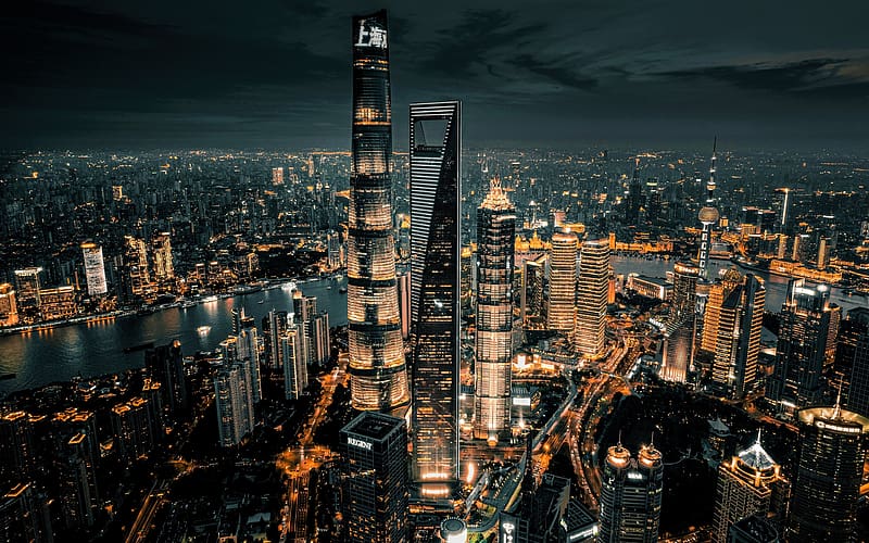 Shanghai - China, Shanghai, China, Chinese Cities, Asia, HD wallpaper