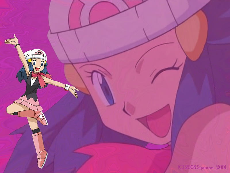 Don, purple, anime, trainer, pokemon, pink, HD wallpaper