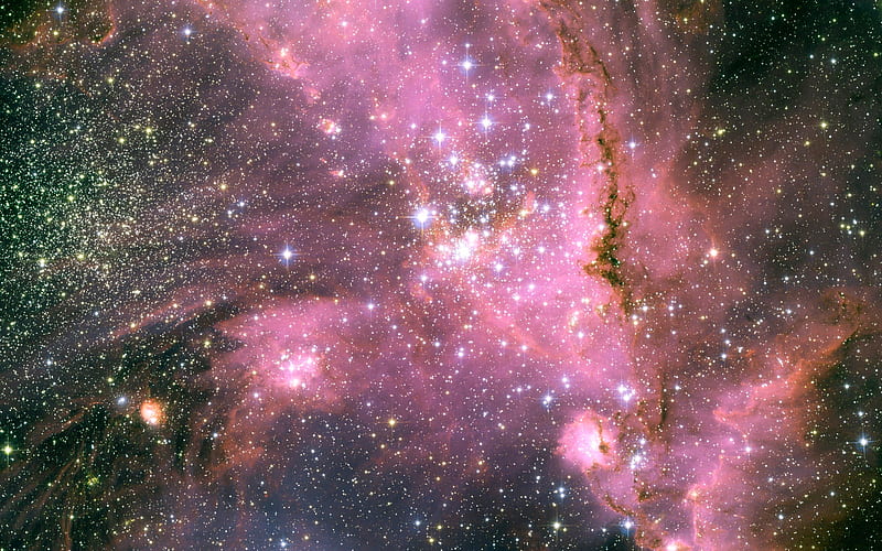 suburb nebula, stars, nebula, space, galaxy, HD wallpaper