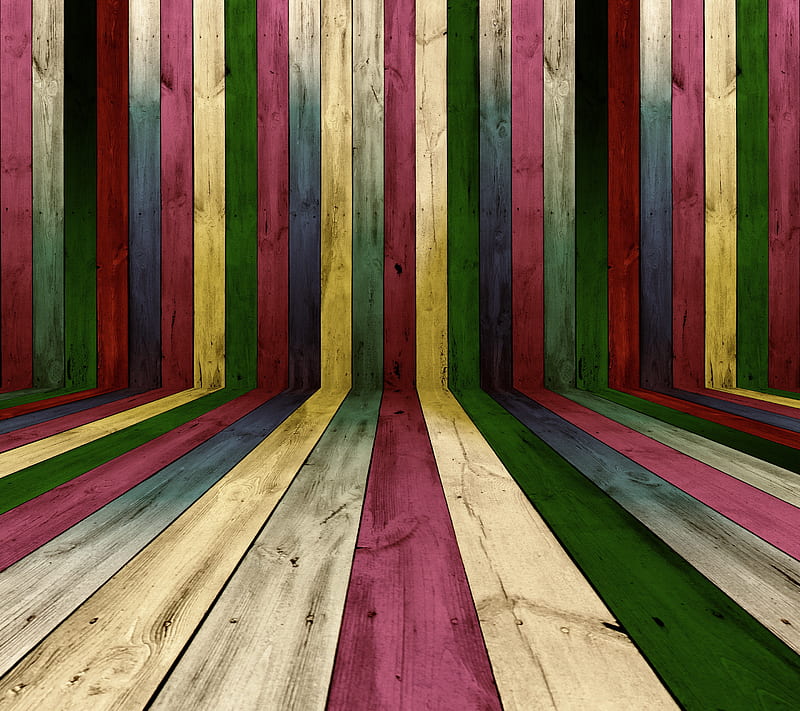 Multicolored Boards, background, colors, green, multicolors, texture, wood, woodem, HD wallpaper