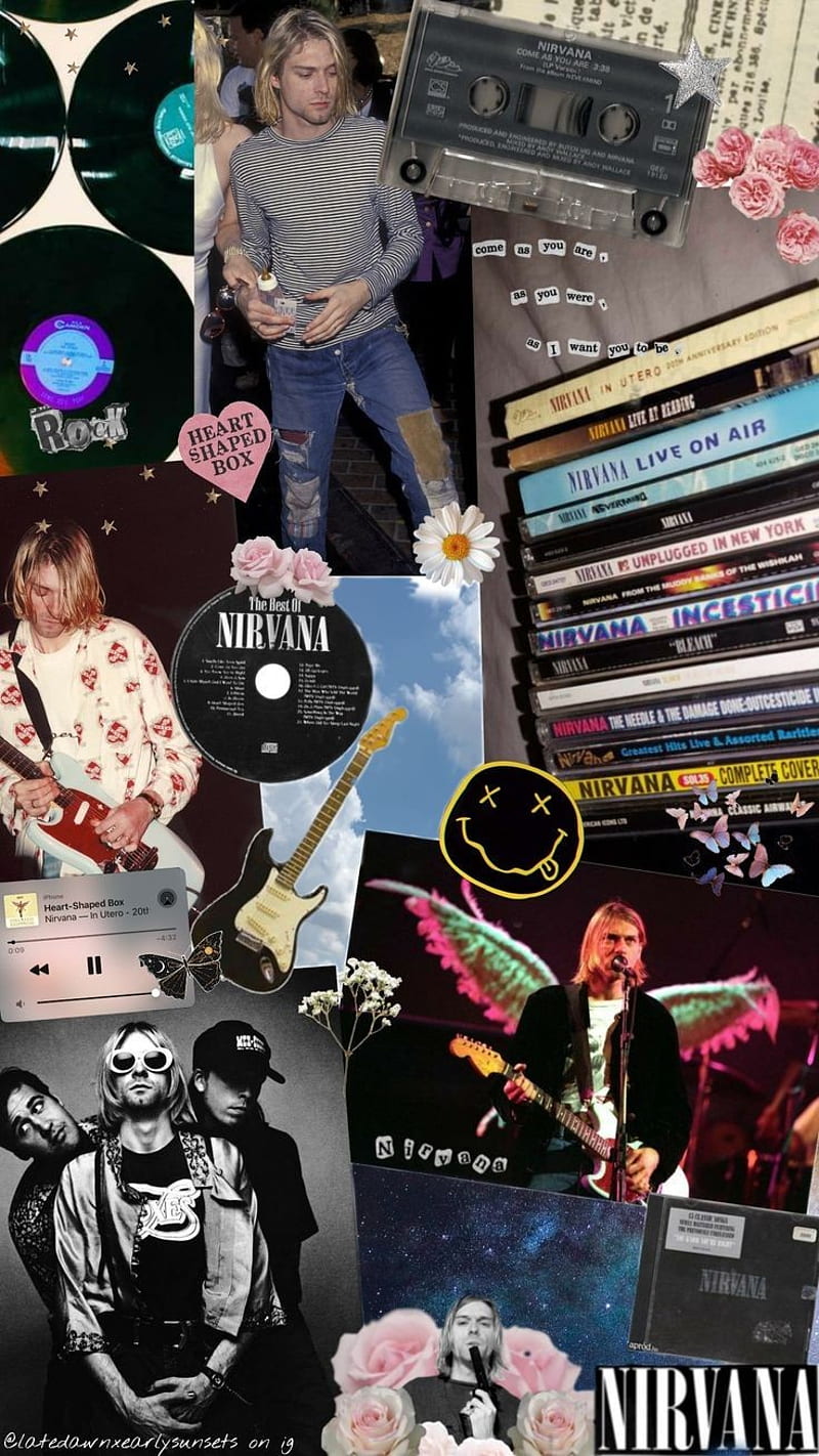Nirvana editar, nirvana, rock, Fondo de pantalla de teléfono HD | Peakpx