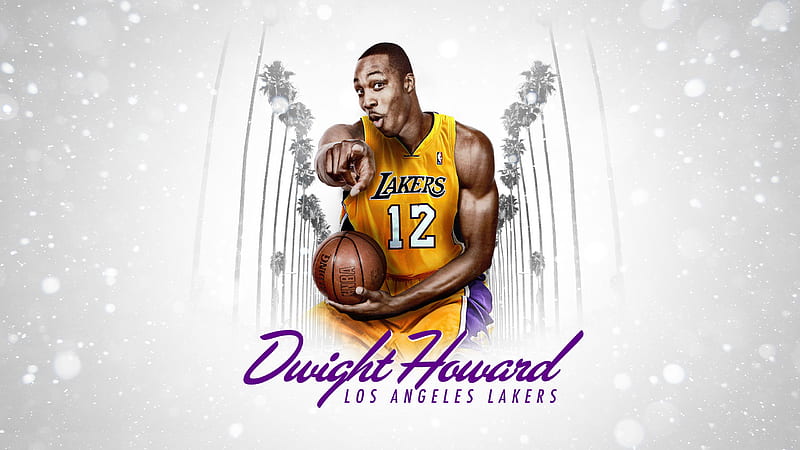 Dwight Howard Los Angeles Lakers Player Lakers, HD wallpaper