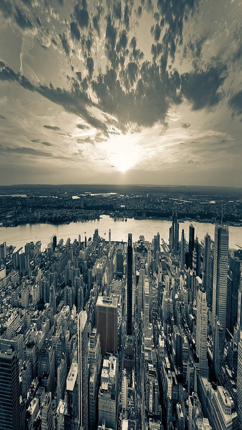 New York, city, dark, love, morning, nature, new, newyork, sun, top, HD phone wallpaper