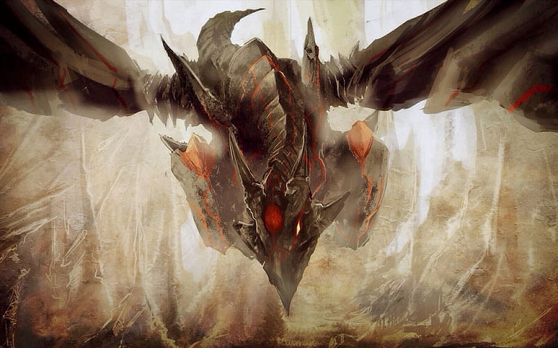 Gray Dragon Game Application • For You, Black and Gray Dragon, HD wallpaper