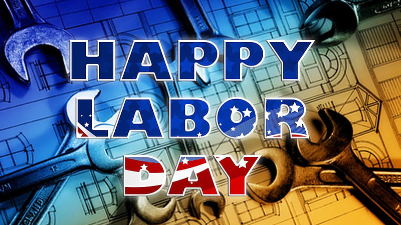 Happy Labor Day Spanners Background Labor Day, HD wallpaper
