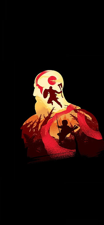 I edited this screenshot from the first trailer into a phone wallpaper  inspired by the post I saw earlier I hope you all enjoy  rGodofWar