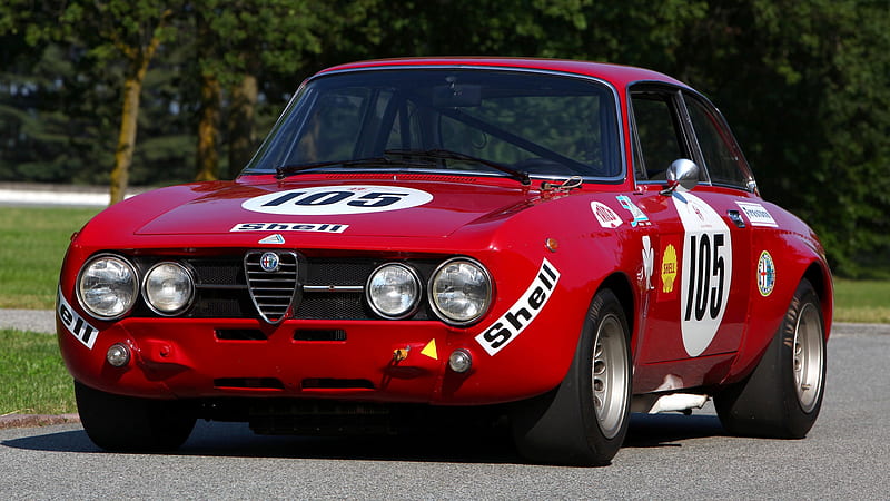 1970 Alfa Romeo 1750, Old-Timer, Alfa, Red, Sport, Romeo, Car, Racing, 1750, HD wallpaper