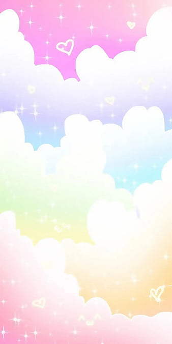 Cloud-nube, cloud, nube, rainbow, arcoiris, HD phone wallpaper | Peakpx