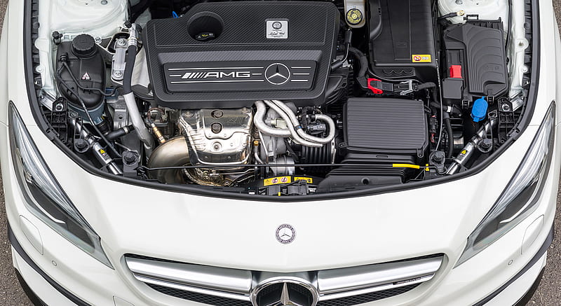2015 Mercedes-Benz CLA 45 AMG Shooting Brake (Calcite White) - Engine , car, HD wallpaper