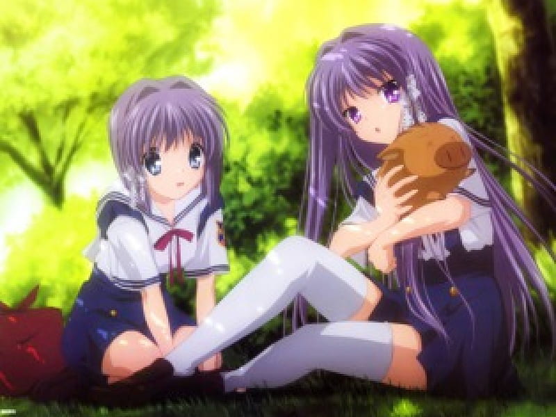 Kyô et Ryô  Clannad anime, Clannad, Anime siblings