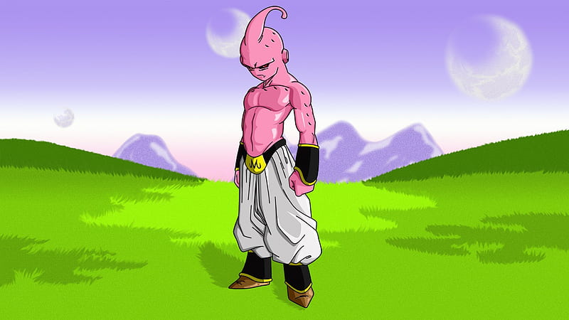 Kid Buu, kid majin buu, majin buu, dragon ball z, HD wallpaper