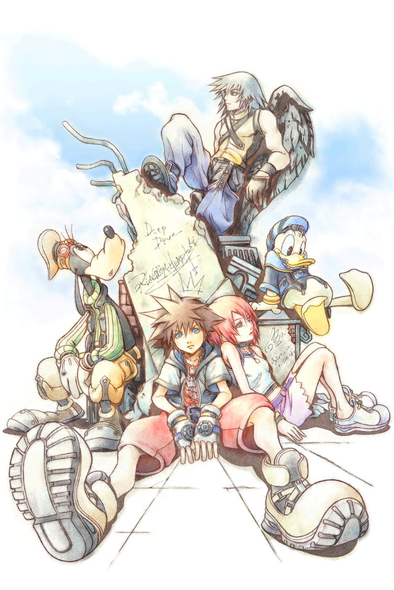 kingdom hearts wallpaper sora and riku