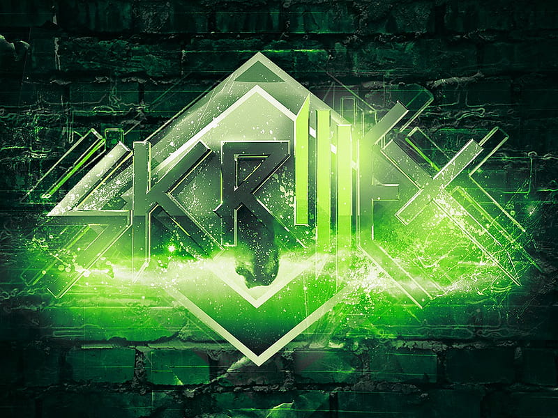  Skrillex, house, verde, dubstep, increíble, electro, Fondo de pantalla HD