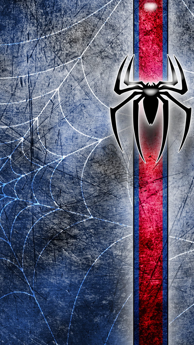 Spider-Man, blue, comics, hero, man, red, spider, super, HD phone wallpaper