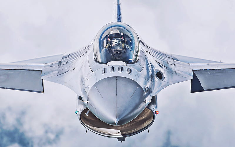 General Dynamics F-16 Fighting Falcon, Danish Air Force, jet fighter, General Dynamics, Danish Army, Flying F-16, fighter, F-16, combat aircraft, HD wallpaper
