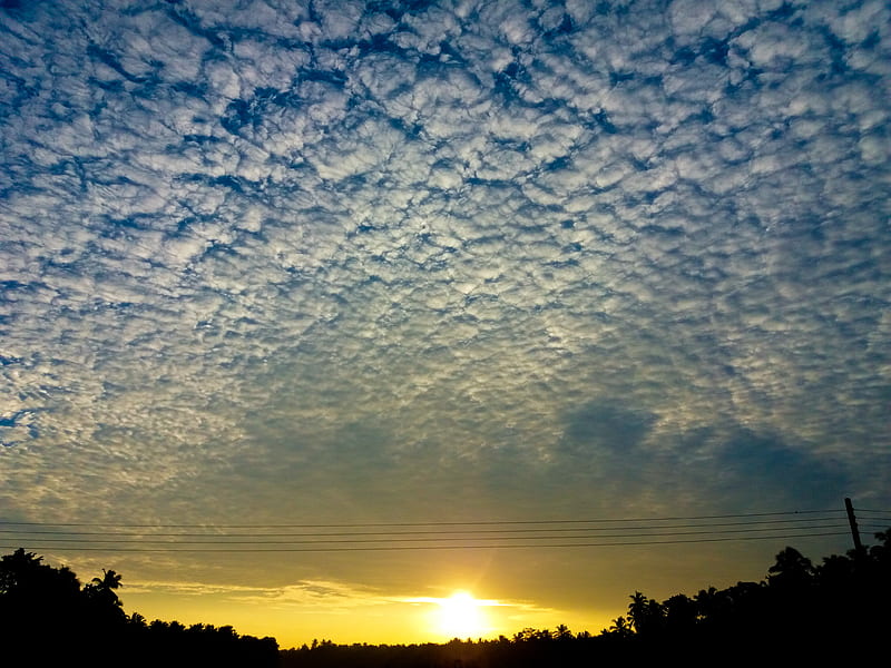 Sun Rise, morning, sky, HD wallpaper
